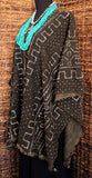 Mud Cloth Mali - Poncho with Scarf