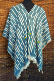 Indigo Baule Textile - Ivory Coast - Poncho