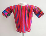 Huipil (Boy's Shirt), Guatemala - 17.75" W x 18.5" L