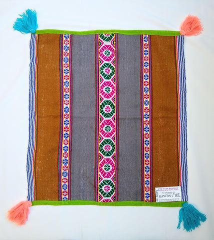 Q'ero Style Mesa/Mestana/Despacho Cloth - 22.5" X 25.5"