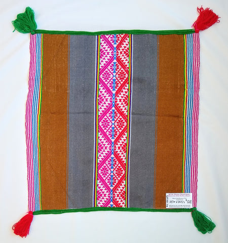 Q'ero Style Mesa/Mestana/Despacho Cloth - 23" X 24.5"