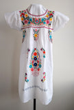 Puebla Child's Dress, Mexico - 20" W x 34" L