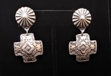 Navajo Sterling Silver Earrings by Vincent Platero