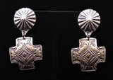 Navajo Sterling Silver Earrings by Vincent Platero SOLD