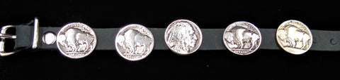 Navajo Buffalo Nickel Bracelet by Betty Yellowhorse