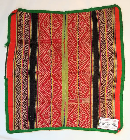 Q'ero Style Mesa/Mestana Cloth - 22" x 22"